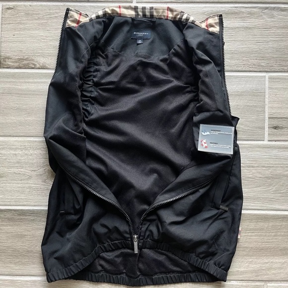 Burberry Womens Golf Vest - Black Full Zip - Size X-Small - 100% authentic - Picture 6 of 10